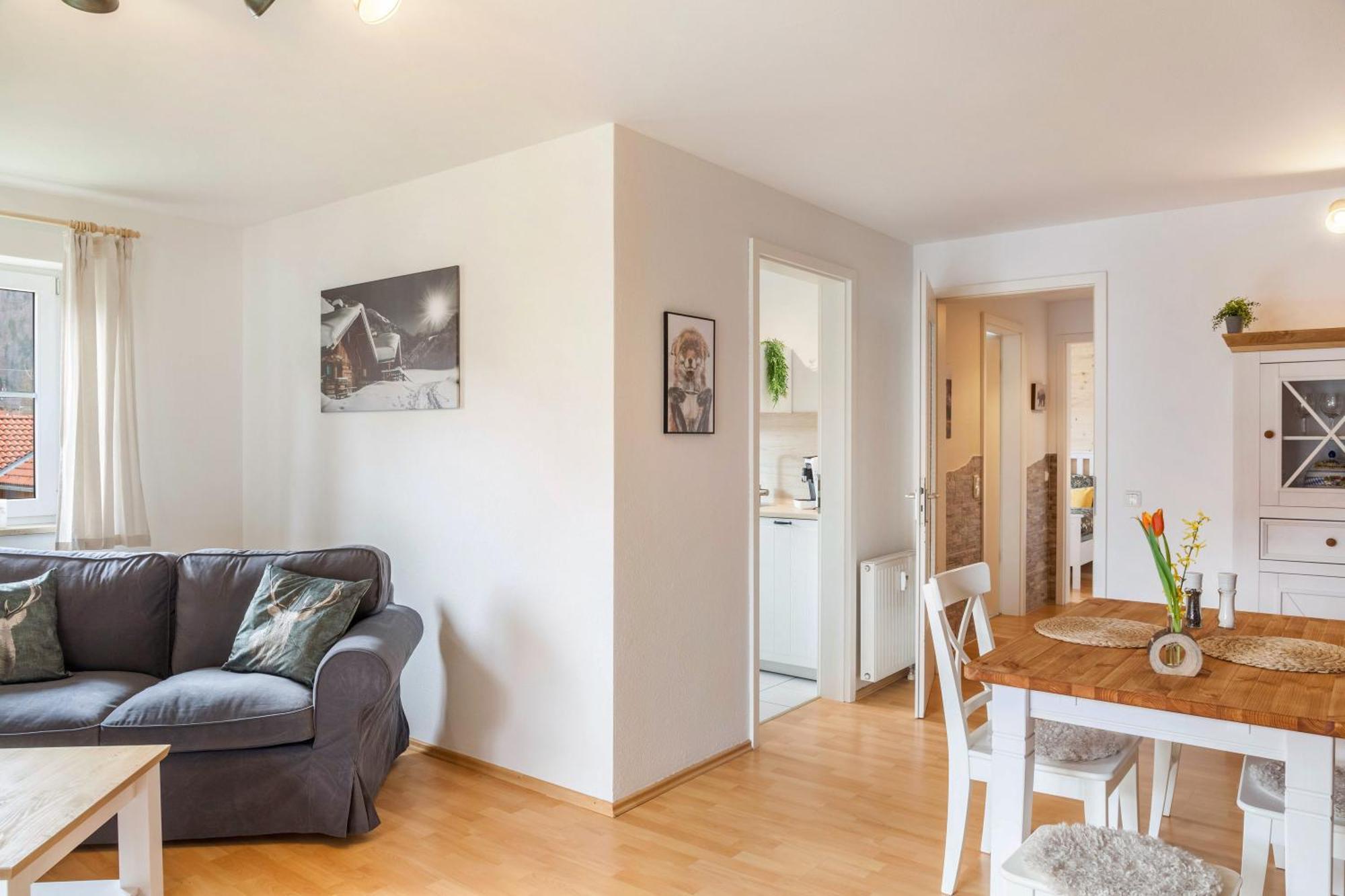 Ferienwohnung Fuchsbau Oberau  Ngoại thất bức ảnh