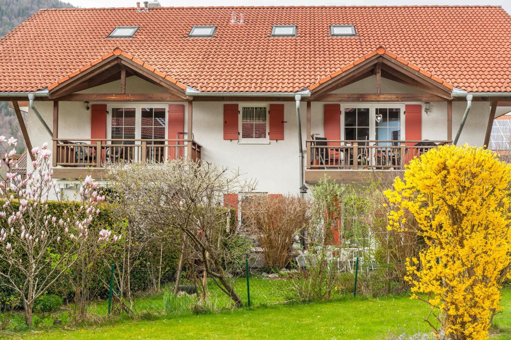 Ferienwohnung Fuchsbau Oberau  Ngoại thất bức ảnh